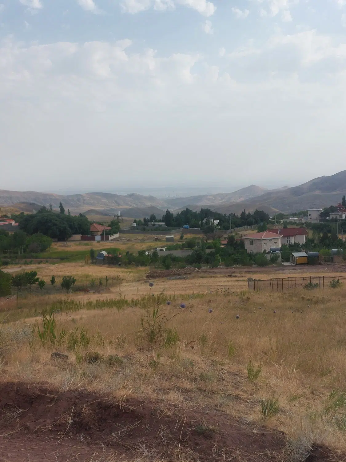 زمین_روستای زرشک_فنس کشی شده