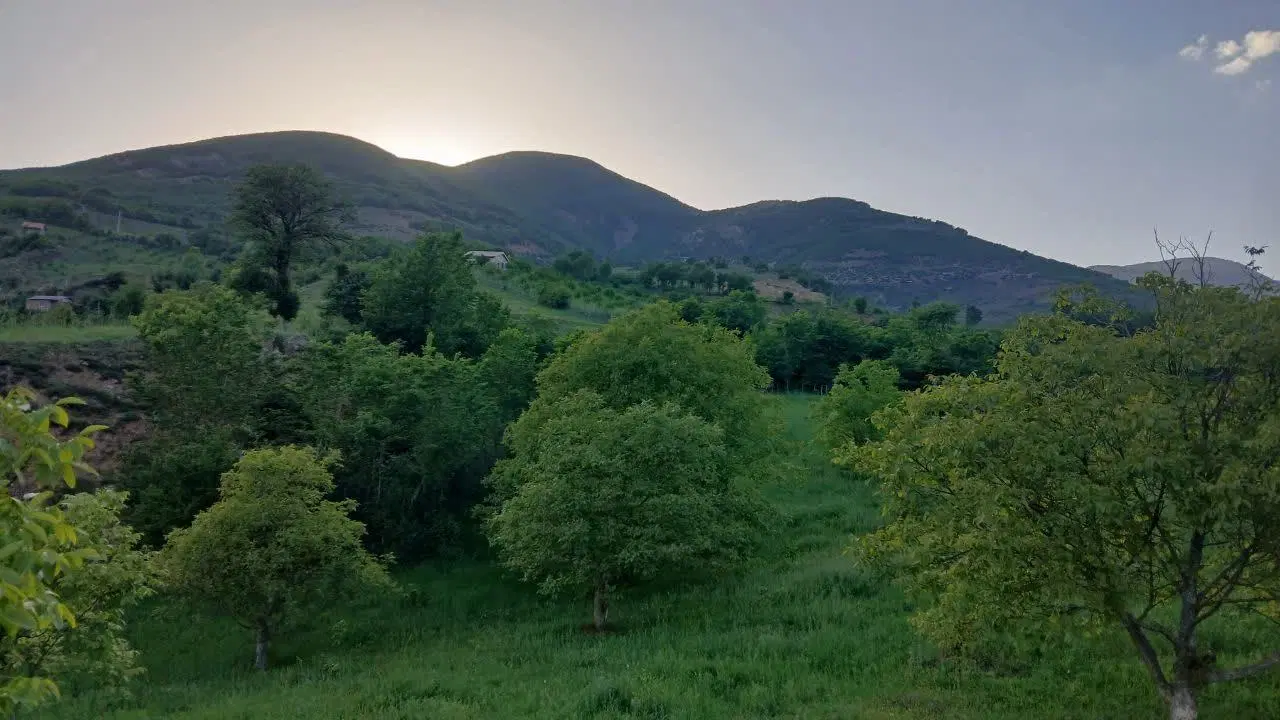 1800 متر زمین باغی و کشاورزی در اشکورات سمام