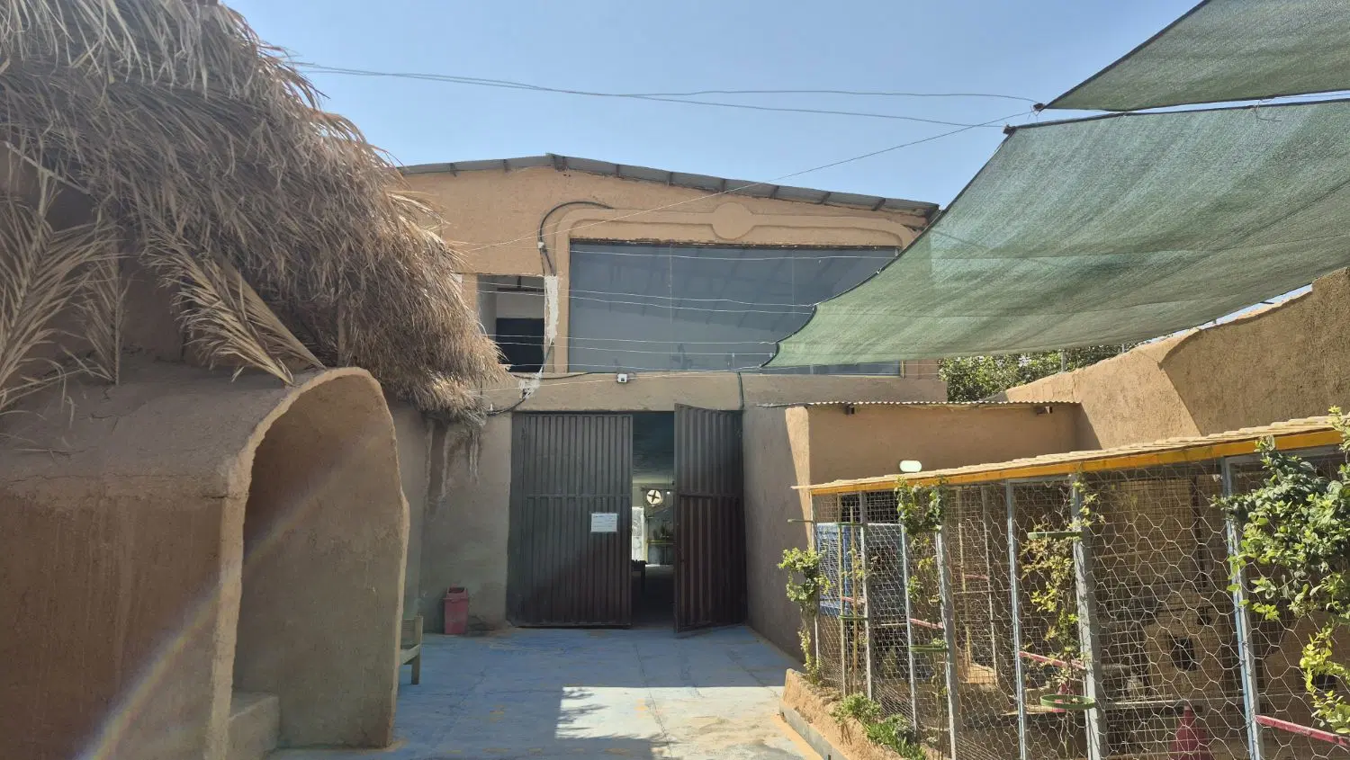 کافی شاپ داخل باغ پرندگان