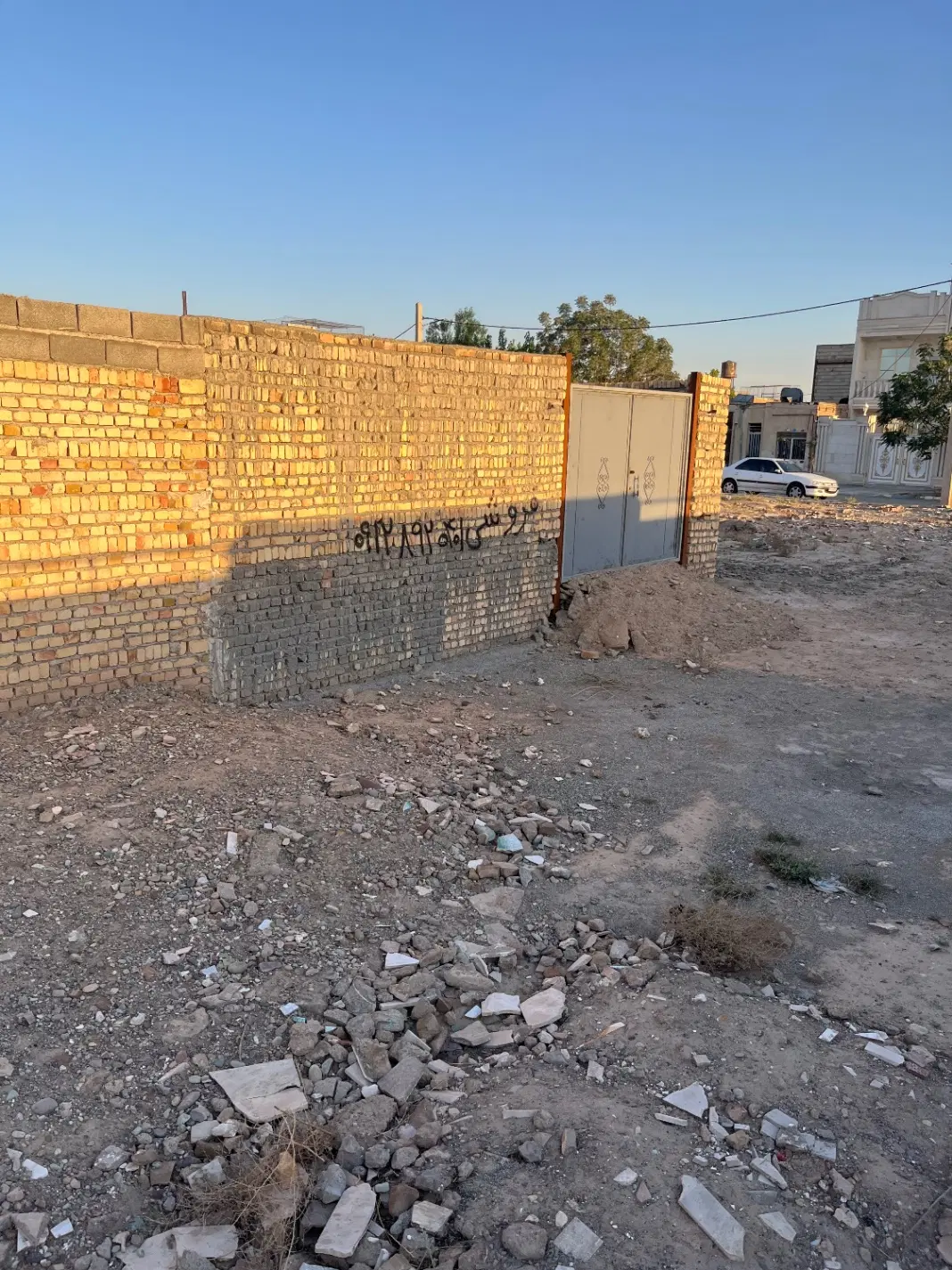 زمین چهاردیواری ۱۰۷ متر موسی بختیاری