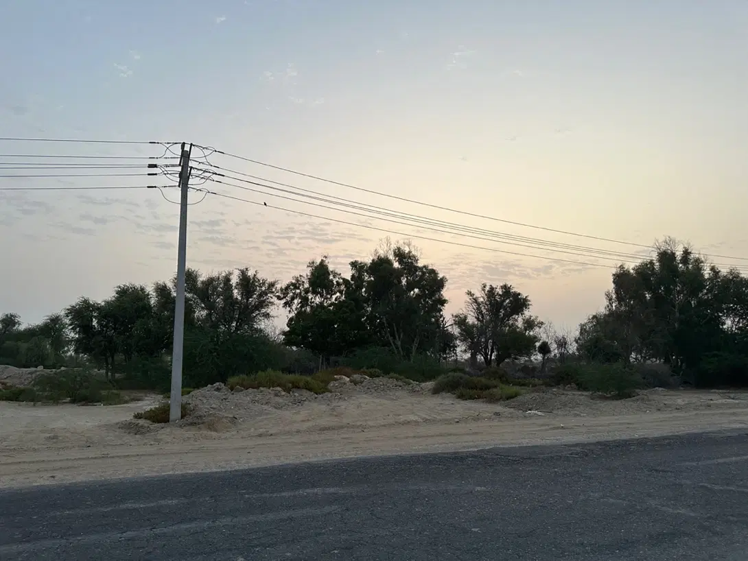 زمین برجاده اصلی بین زینبی و کردوا