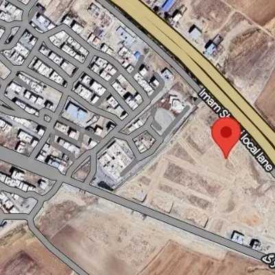 زمین دو کله بغل بیمارستان موقعیت عالی