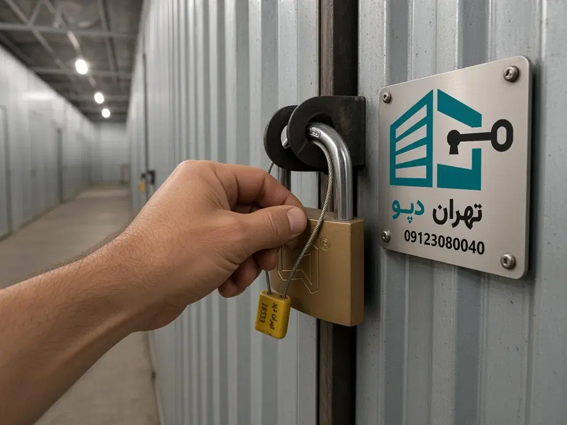 اجاره انبار اختصاصی کانتینری داخل سوله وسایل منزل