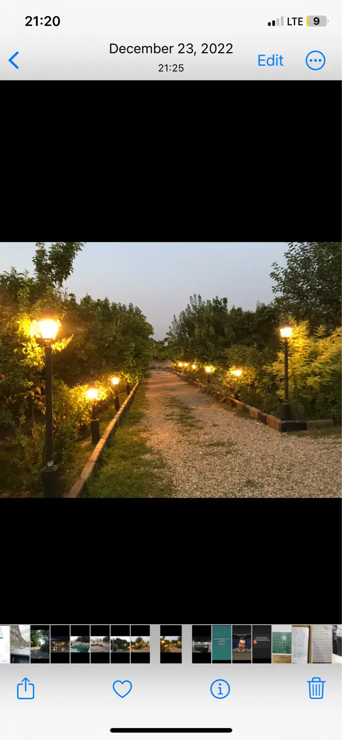 2200متر باغچه با خونه و اتاق سرایداری جدا