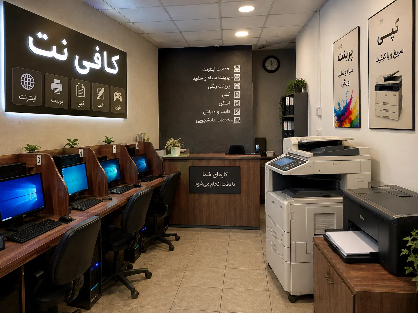 واگذاری کافی نت به دلیل مهاجرت