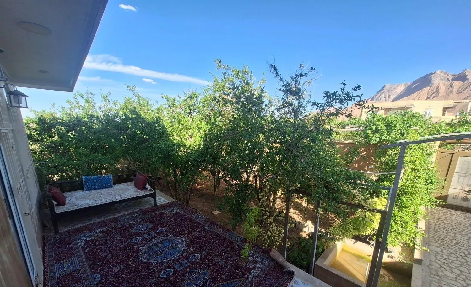 اجاره روزانه ویلا خانه باغ تفت