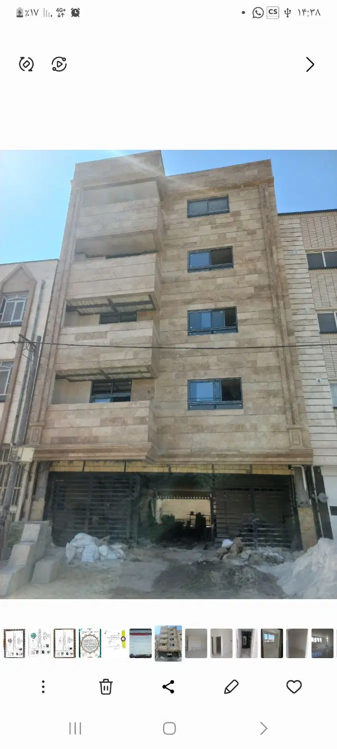 فروش واحد۹۰ متری کلید اول یا معاوضه با واحد ۱۲۰