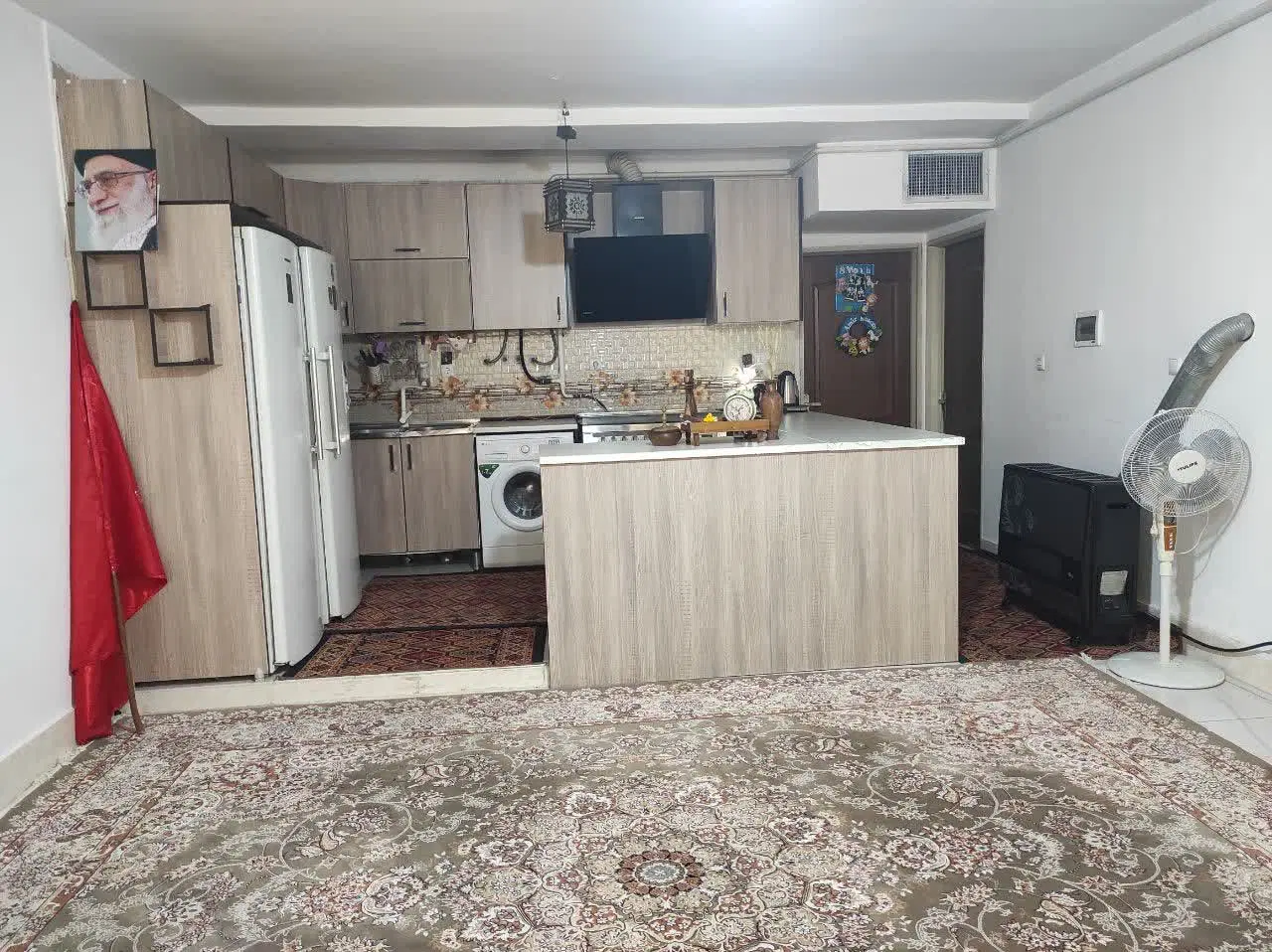 واحد ۷۴.۷۲ متری دو اتاق خواب پارکینگ و انباری