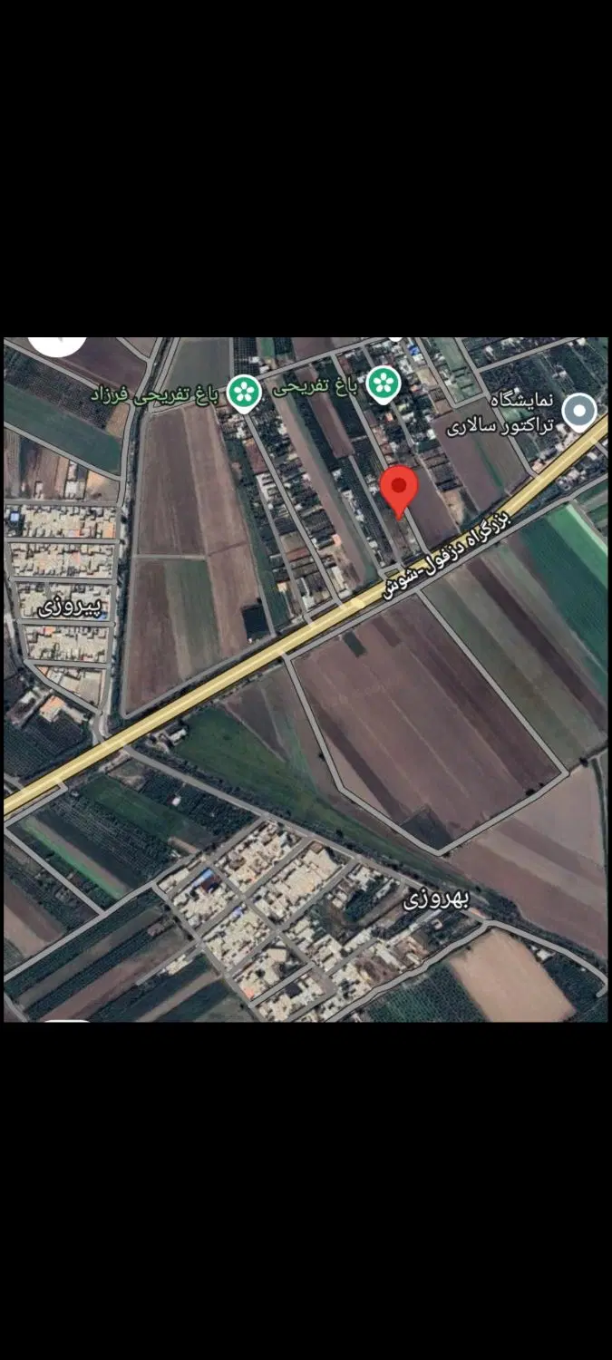 زمین باغ ۱۰۰۰ متری