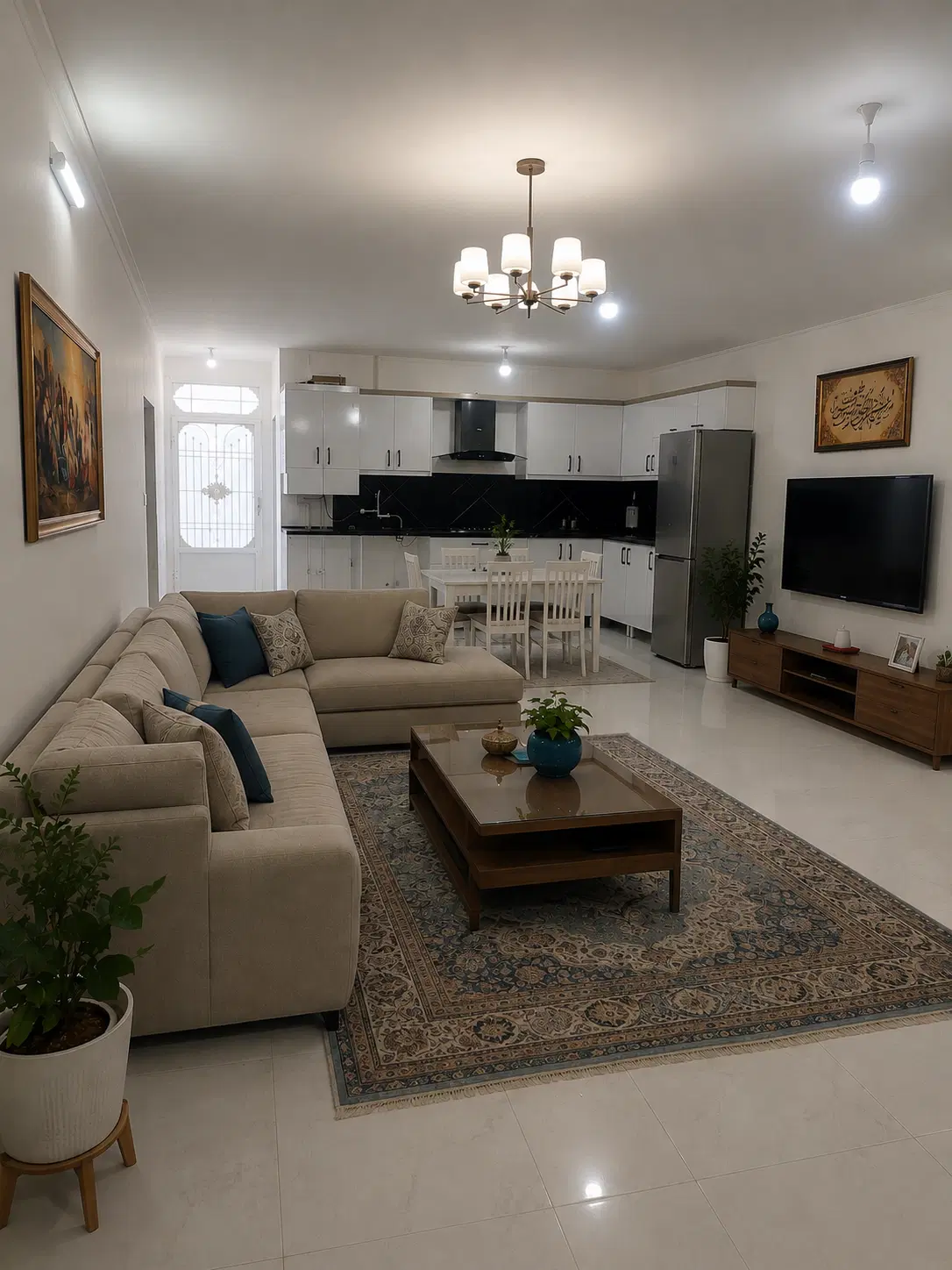 خونه ویلایی شیک و غرق در نور