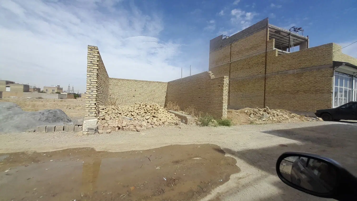 فروش زمین نیمه کاره