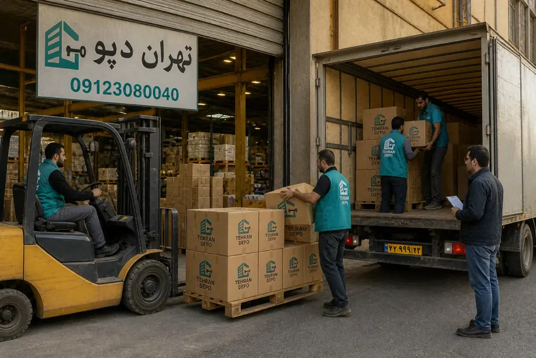 اجاره انبار کانتینری داخل سوله نگهداری وسایل کالا