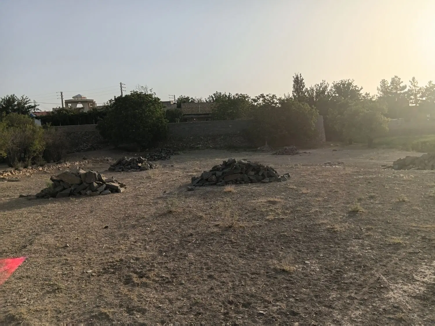 زمین در روستای میم پشت مجتمع توریستی پردیس