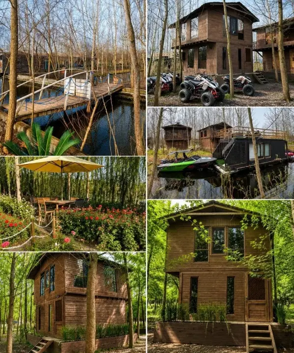 فرصت متفاوت مالکیت ویلاهای چوبی