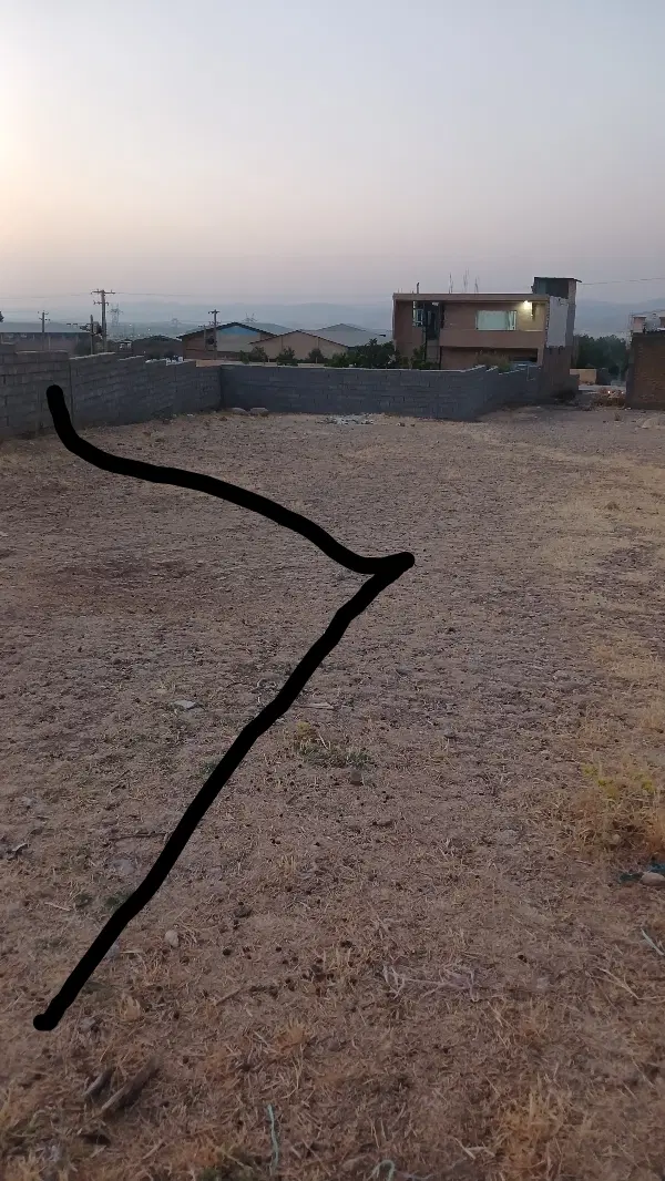 ۱۵۰متر زمین جای ساخت جاده بالاداریاب قطعه سوم