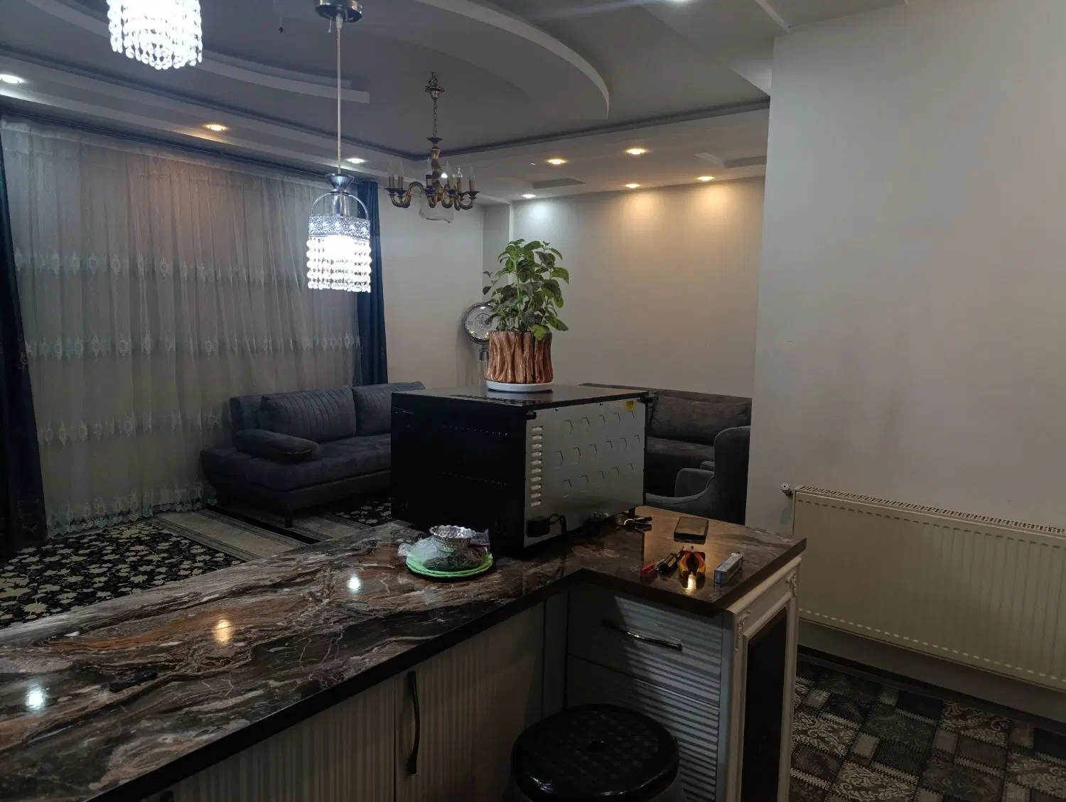رهن و اجاره آپارتمان دو خوابه بر  کسری