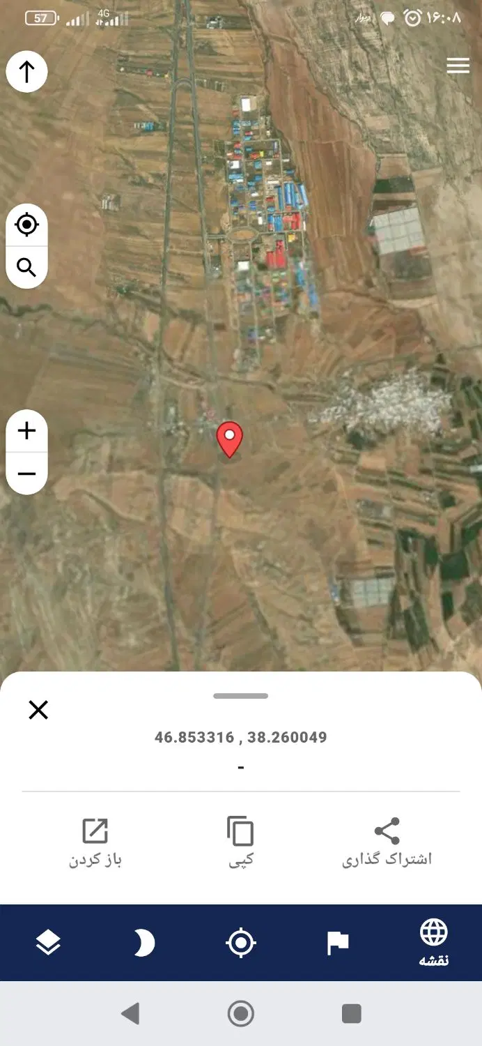 500مترزمین حصارمناسب سوله بیلوردی