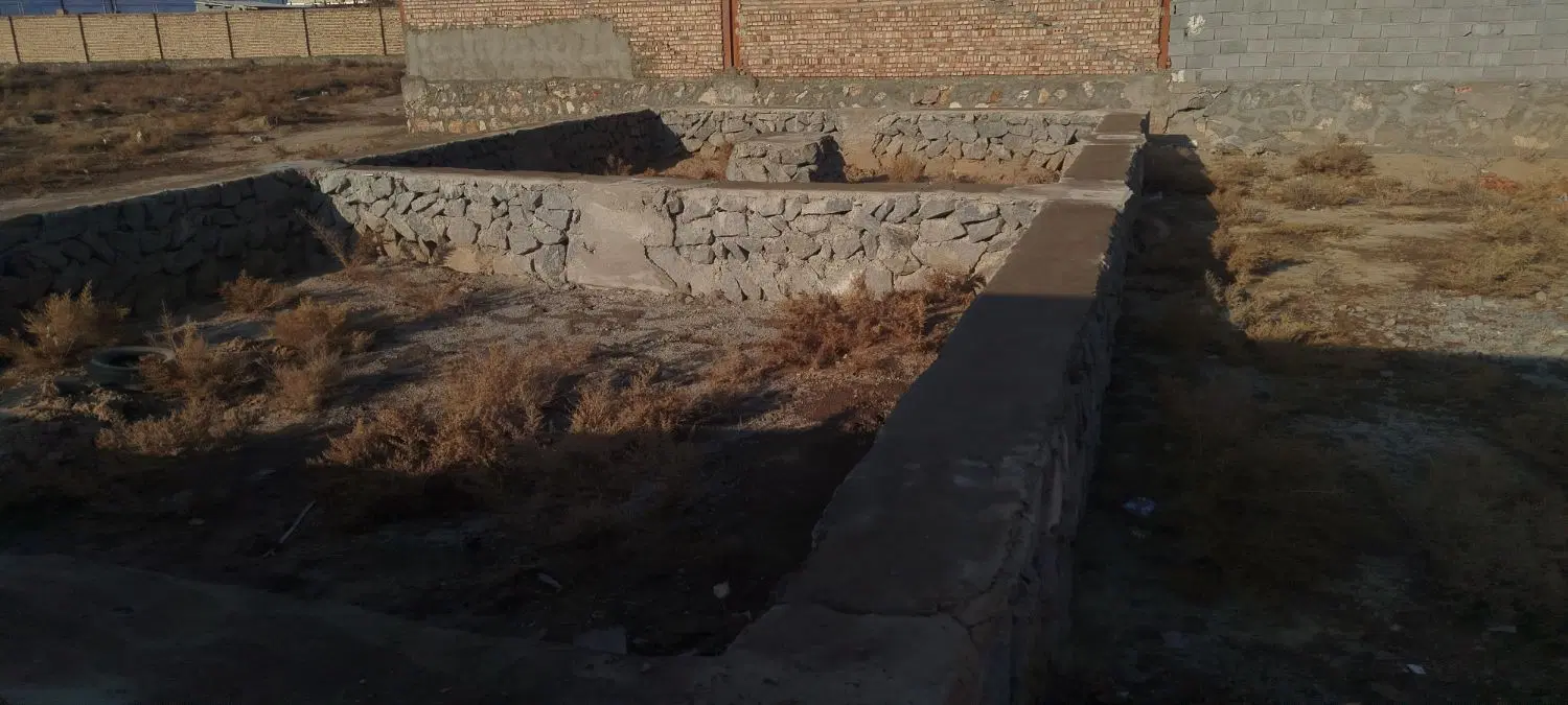 زمین آماده پی ریزی شده
