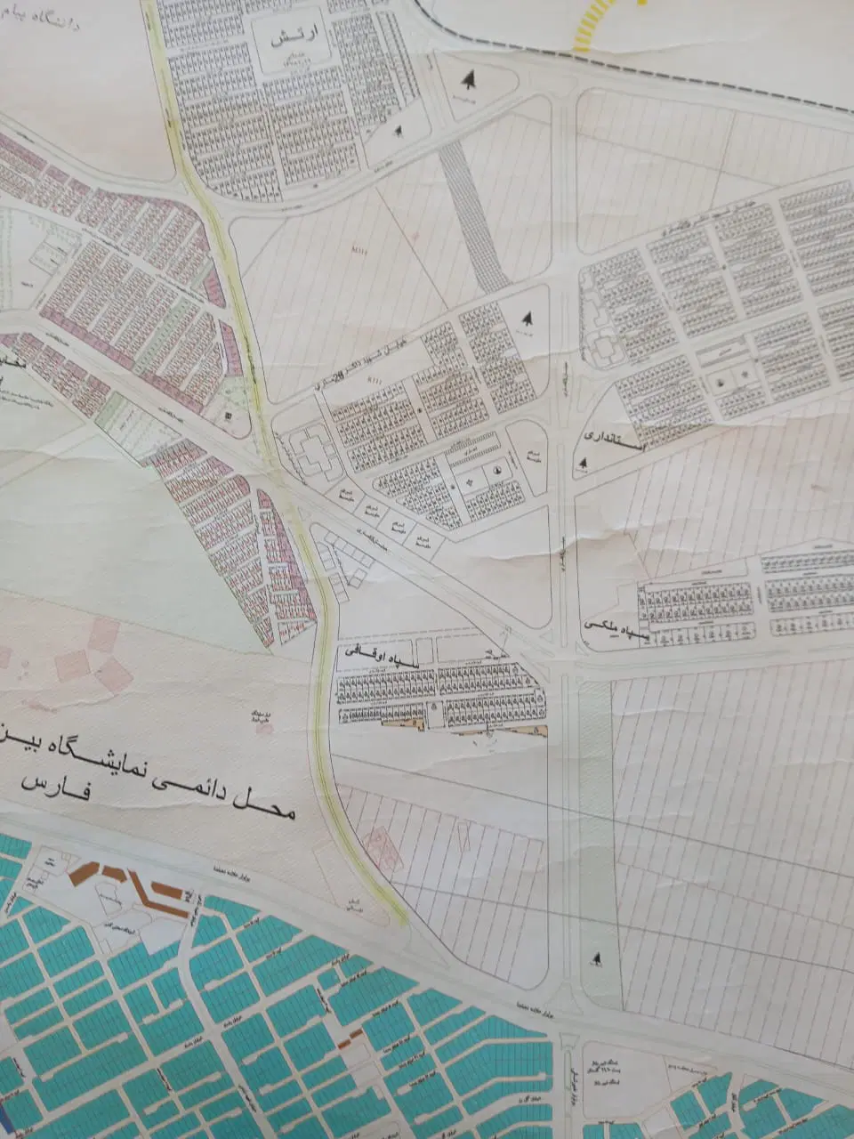 زمین ۲۲۸ متری شهرک گلستان پیام نور