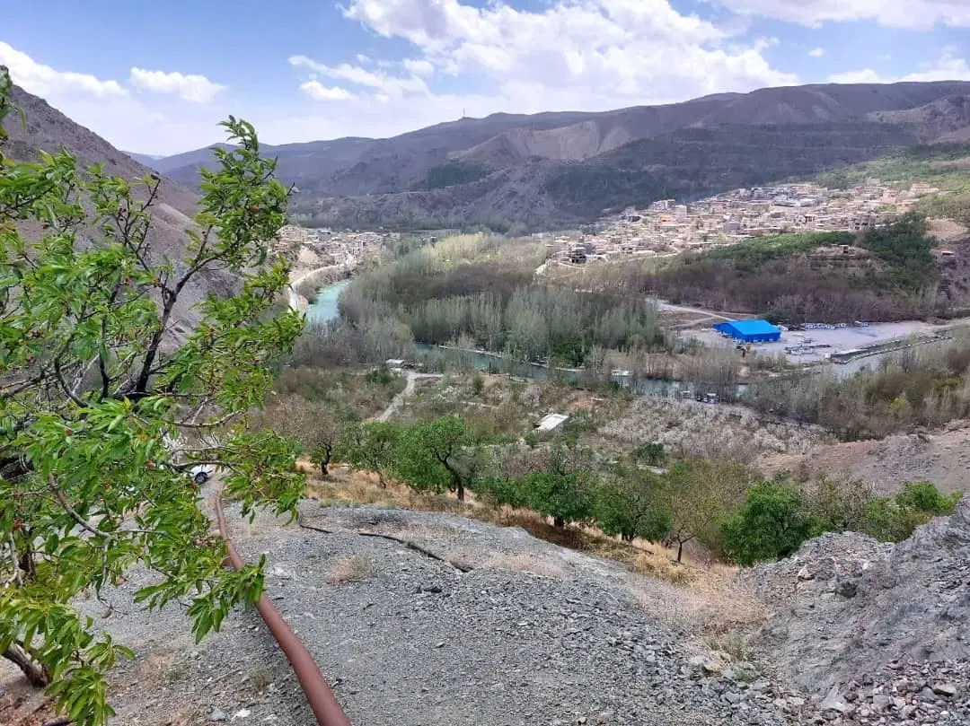 باغ بادام روستای توریستی مارکده