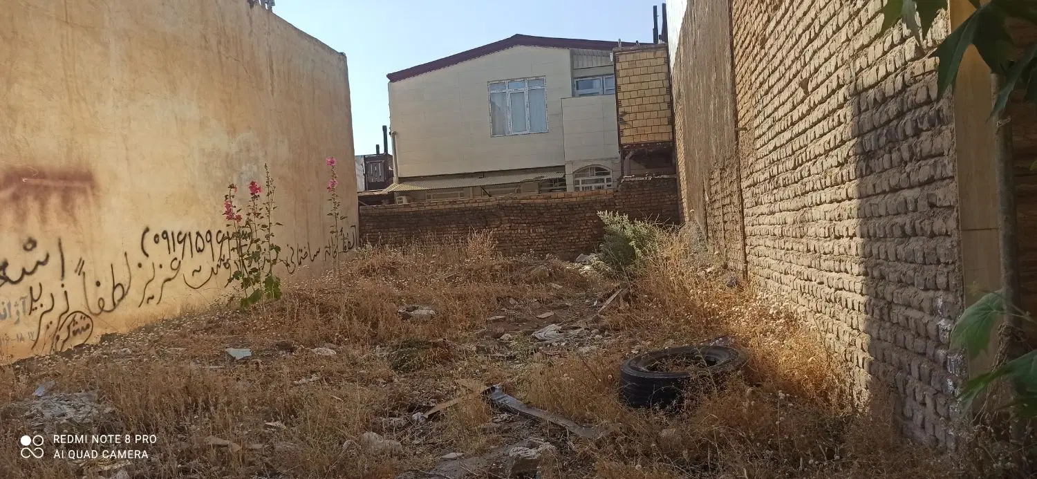 فروش یک قطعه زمین مسکونی به مساحت 162متر