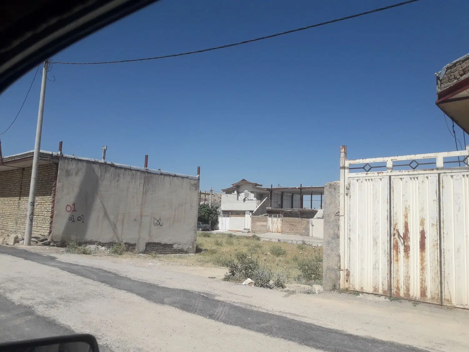 زمین برای خانه بهرامی بدرآبادعلیا