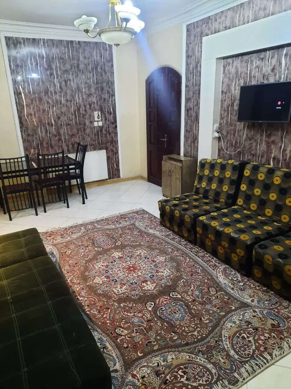 آپارتمان دوخوابه مبله با پارکینگ(سوییت، منزل)