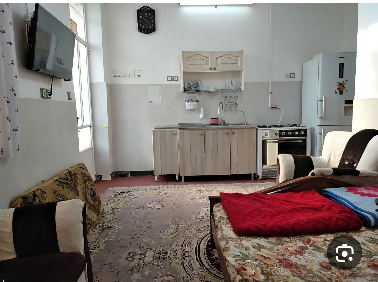 سوئیت منزل شبانه‌ ساعتی روزانه  تمیز