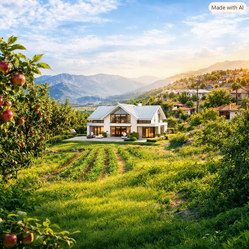 فروش زمین و باغ در آستانه اراک نقدی و اقساط