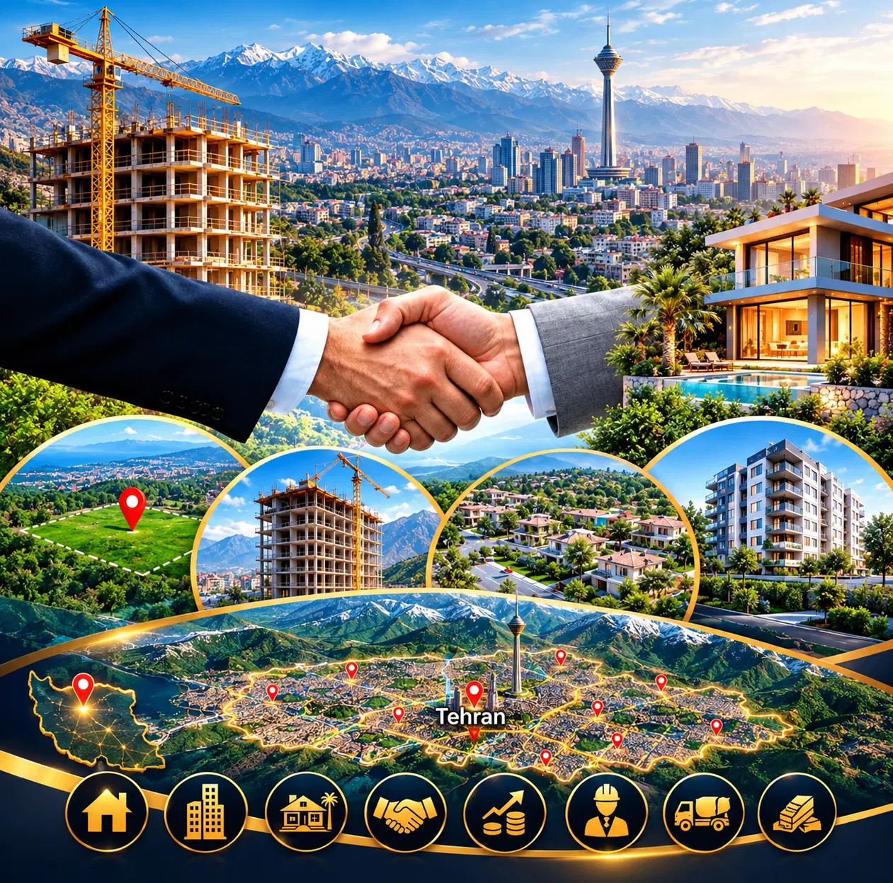 مشارکت در پروژه های املاک تهران و شمال ایران