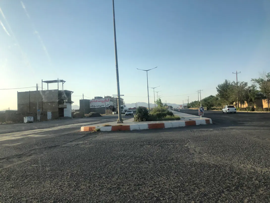 زمین حاشیه بلوار ۵۵متری