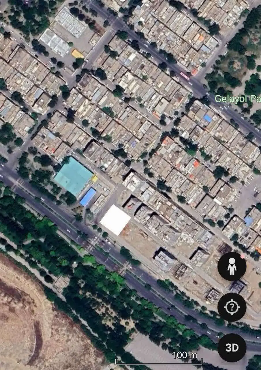 زمین 288متری تجاری مسکونی 3نبش 8سقف پروانه