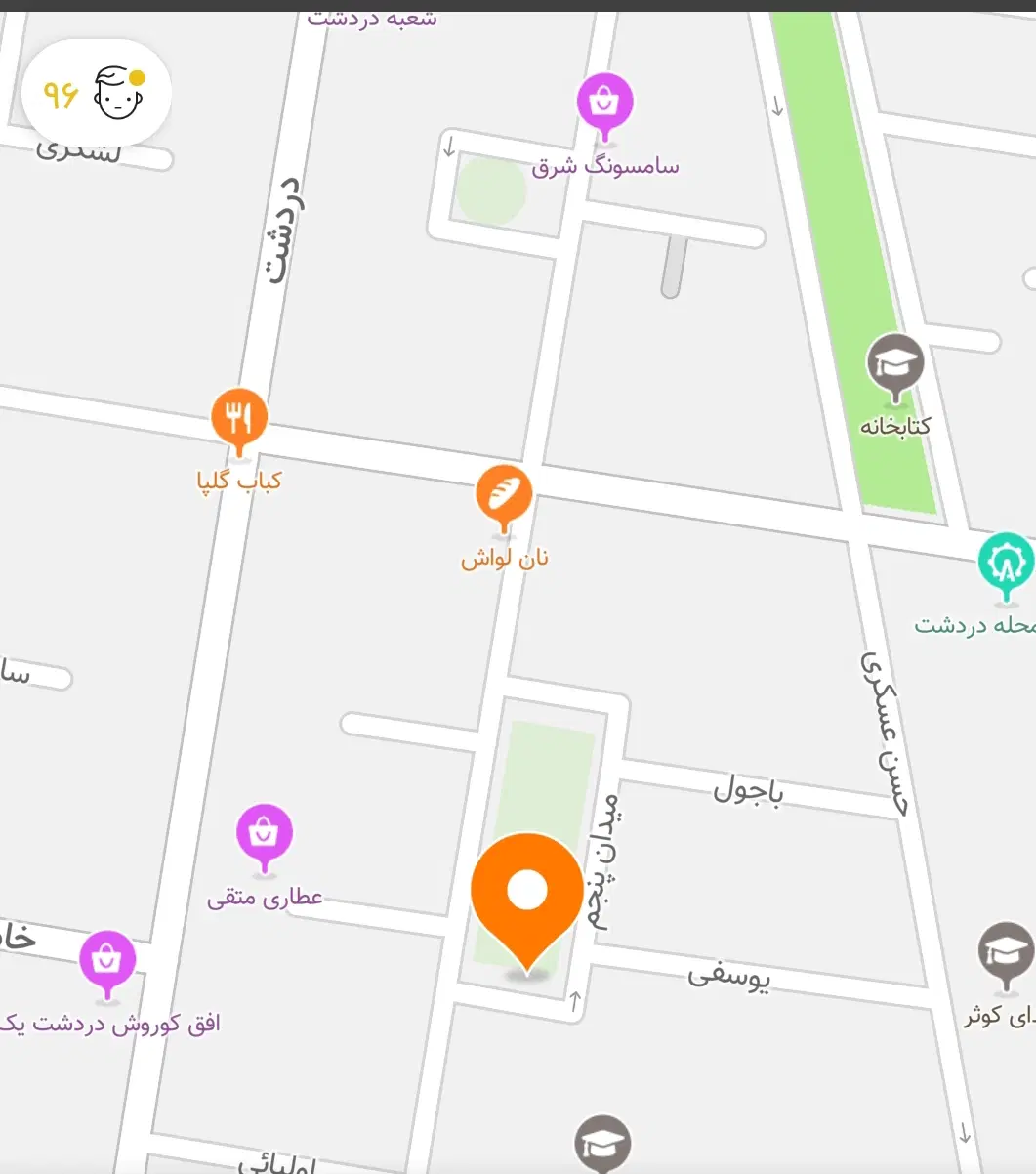 72متر یک خواب