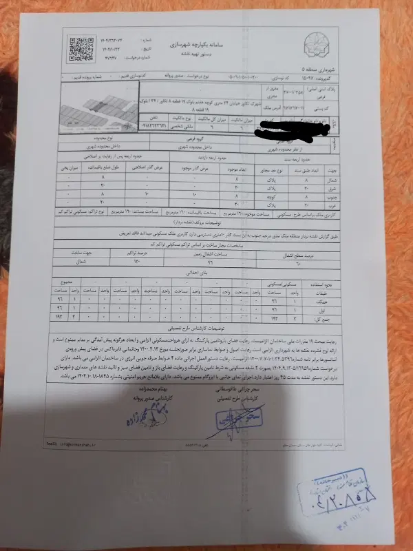 زمین ۱۶۰ متری سند تکبرگ شهرک تکاور