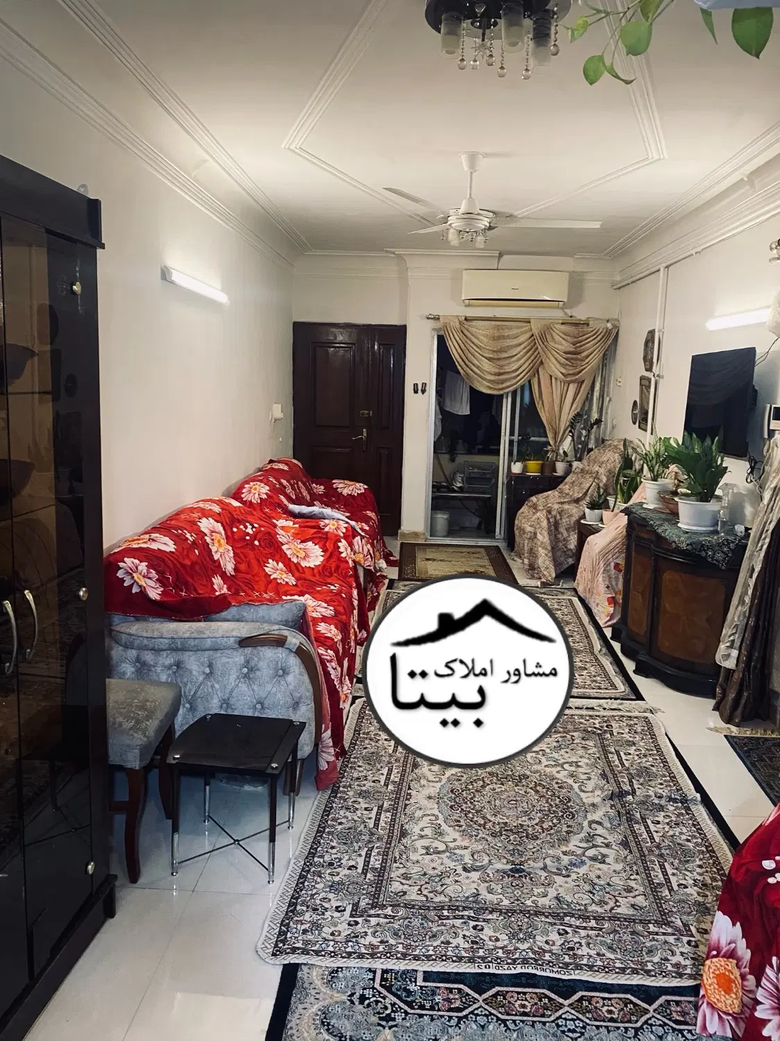 ۷۶متری_ ۲خواب _ط۳  _ سندتکبرگ  _ پارکینگ دار