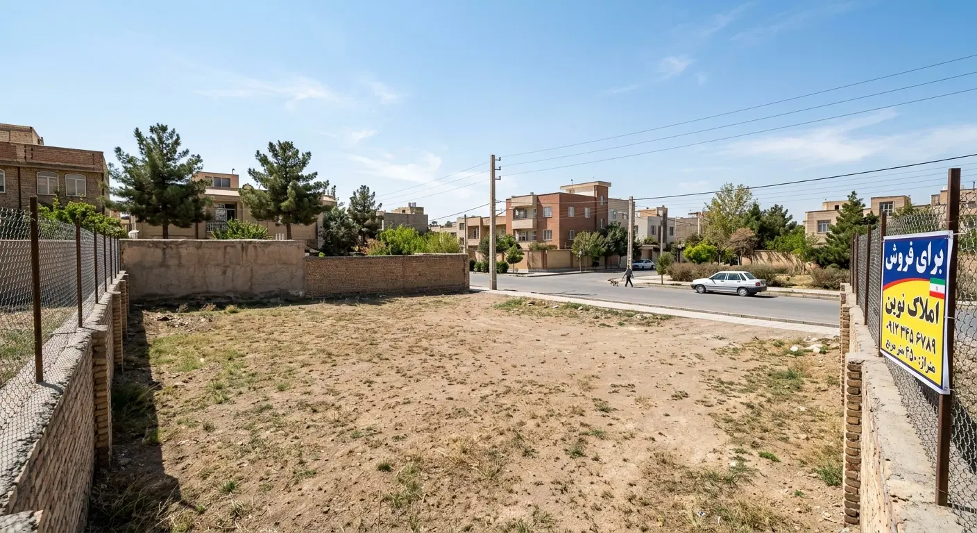 فروش زمین  سند دار مسکونی  سرخون