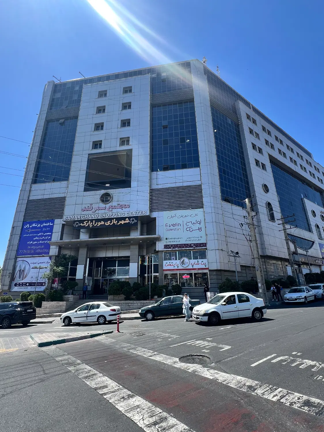 ۷ متر_جنب درب اصلی مجتمع سمرقند_۲نبش