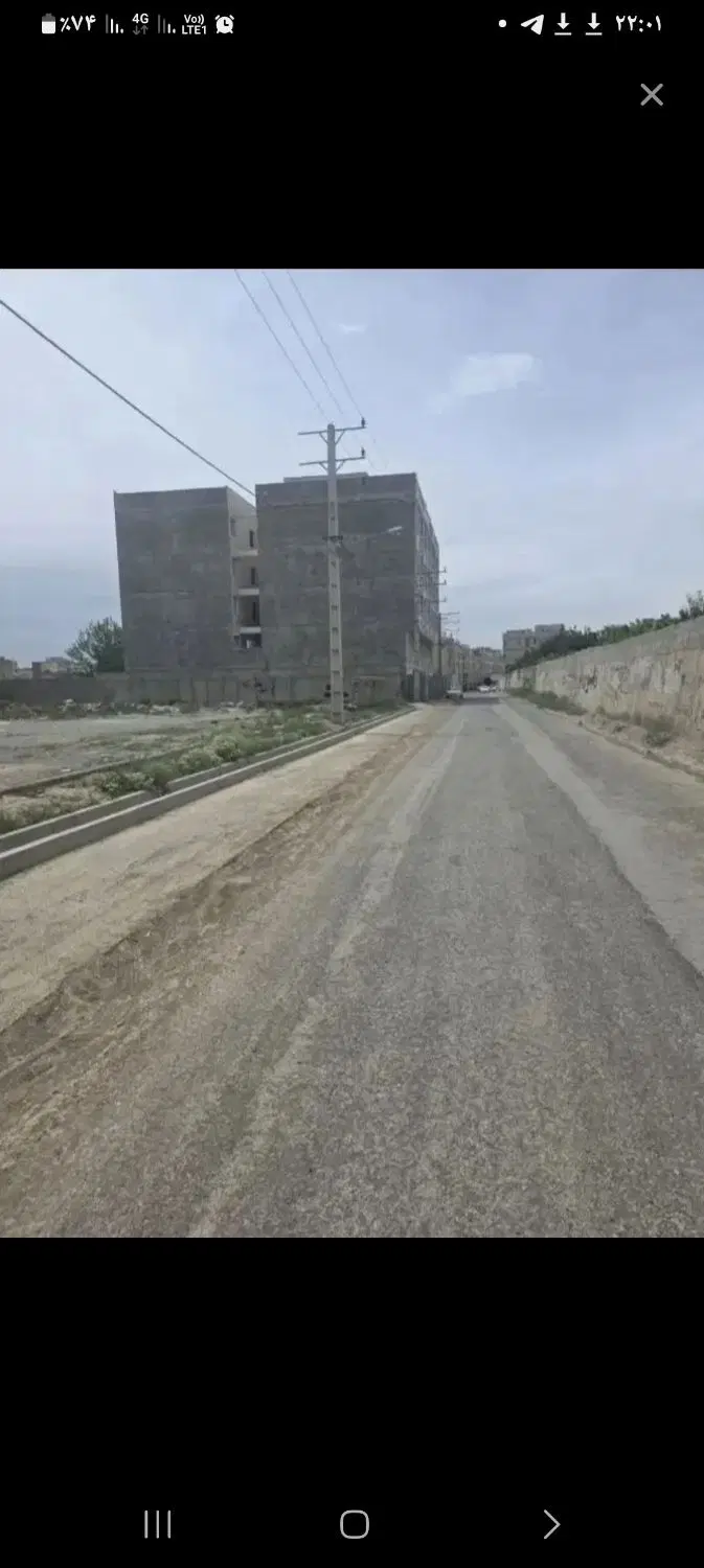 فروش زمین ۱۹۶متر_قابل تهاتر