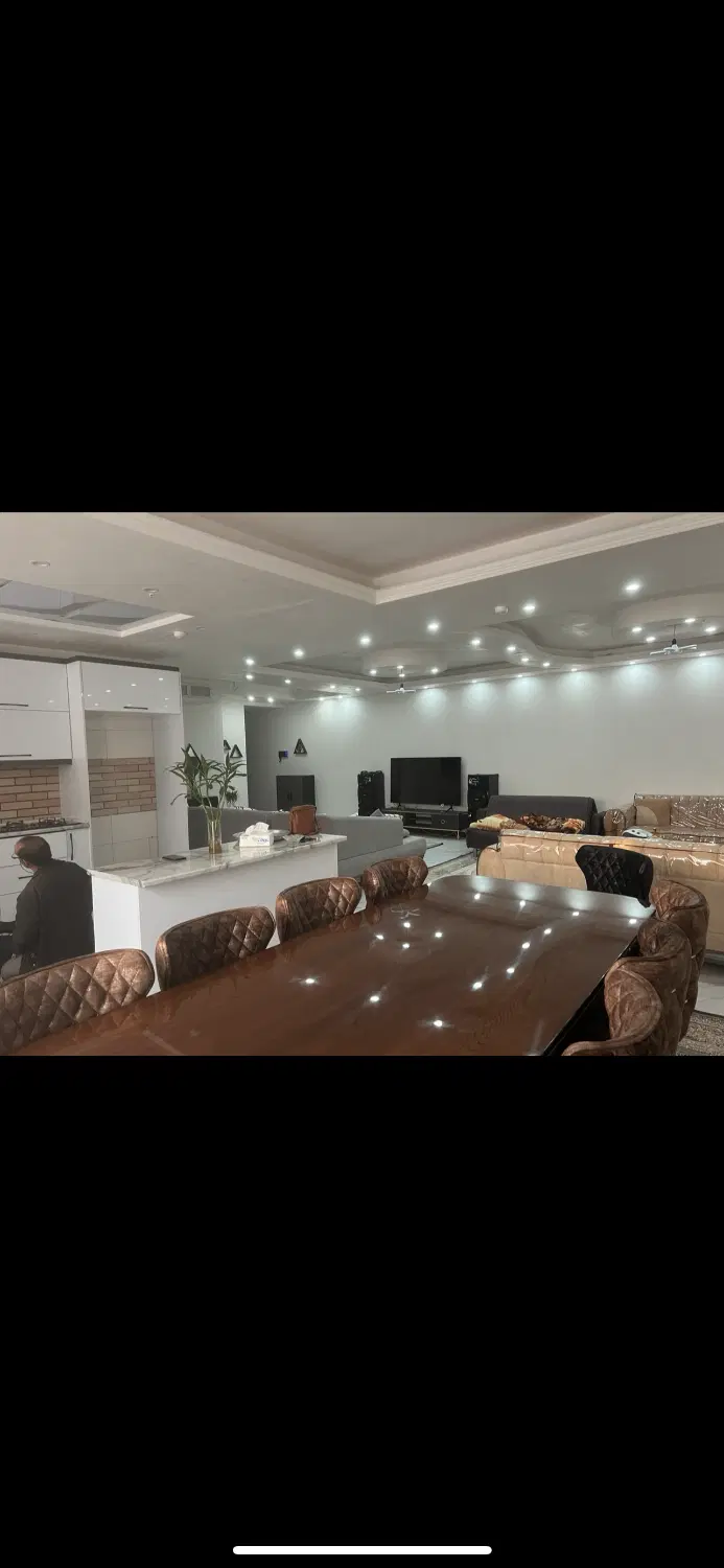 اپارتمان۱۲۵متری۲سال ساخت طبقه اول بدون پرتی