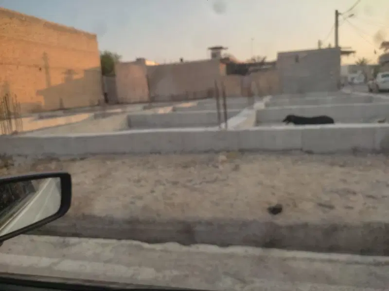 زمین 200متری مثنی شده آماده آجرکاری