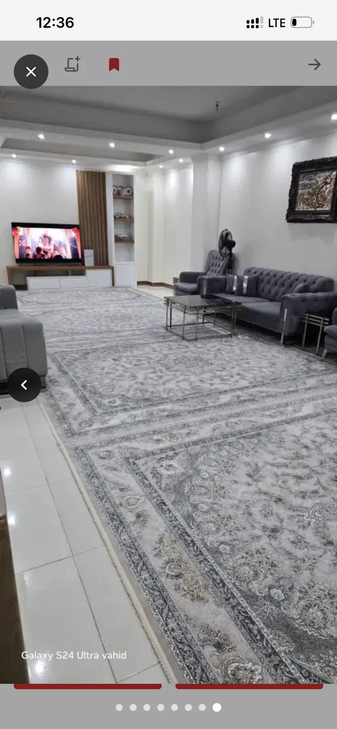 ۱۲۵ متر تکواحدی ۲ خوابه فول پارکینگ اسانسور