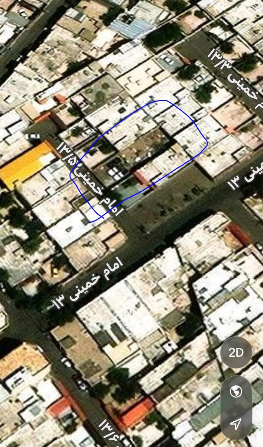 زمین ۲۰۰ متر میدان امام