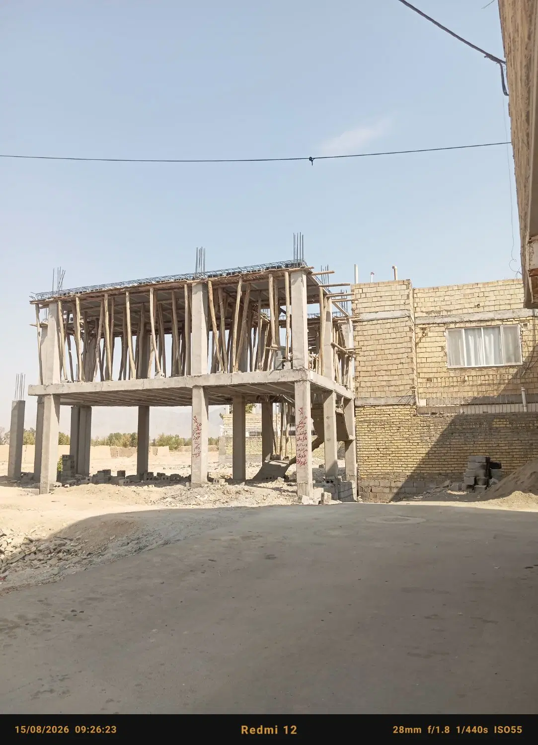 نیمه کاره خیابان آتشگاه خ نبوی منش