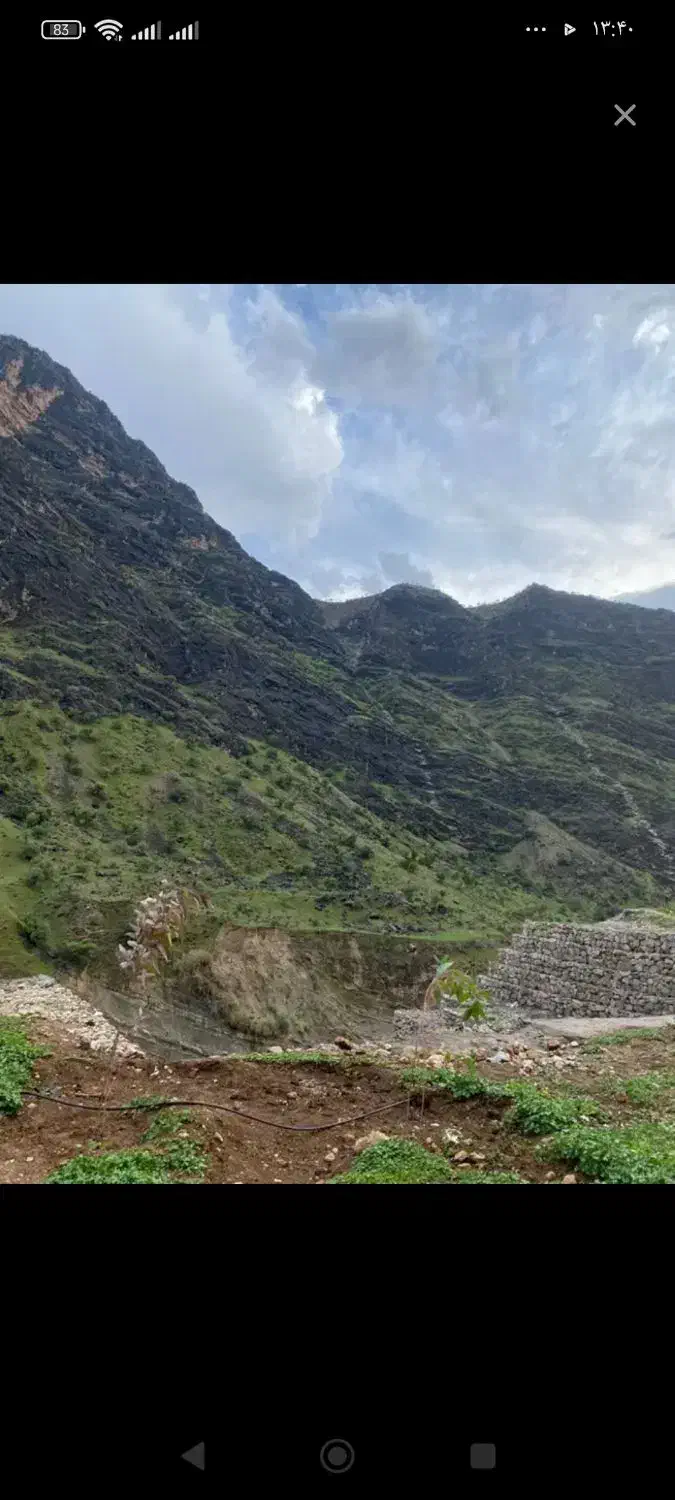 زمین مسکونی در روستای چله گاه