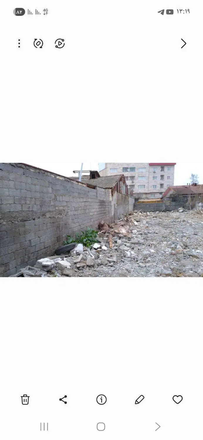 فروش زمین به متراژ ۳۷۰ متر