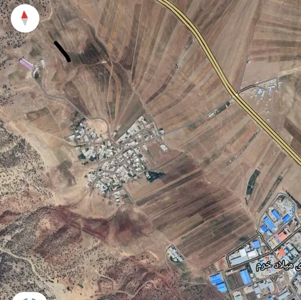 3046متر زمین تک برگ سند مخصوص باغ