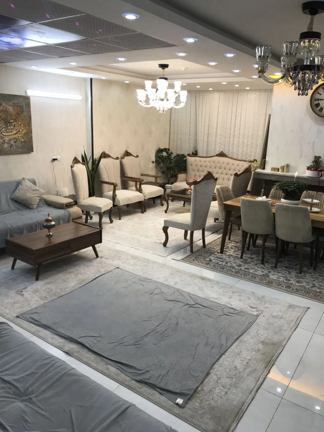 آپارتمان_3خوابه_تک واحدی_غرق در نور