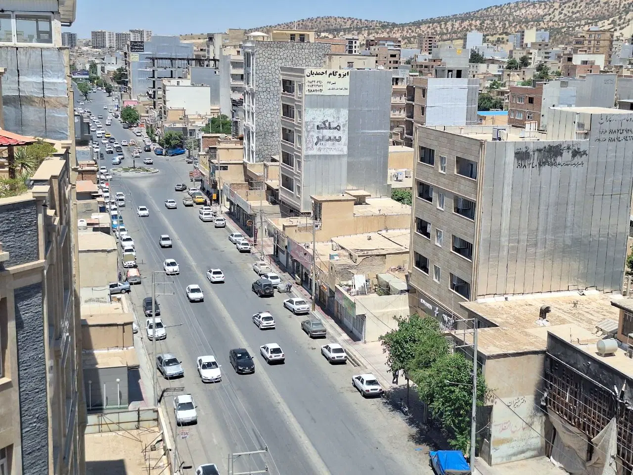 بین خیام و انقلاب بر اصلی ویو قلعه والی و پاسداران