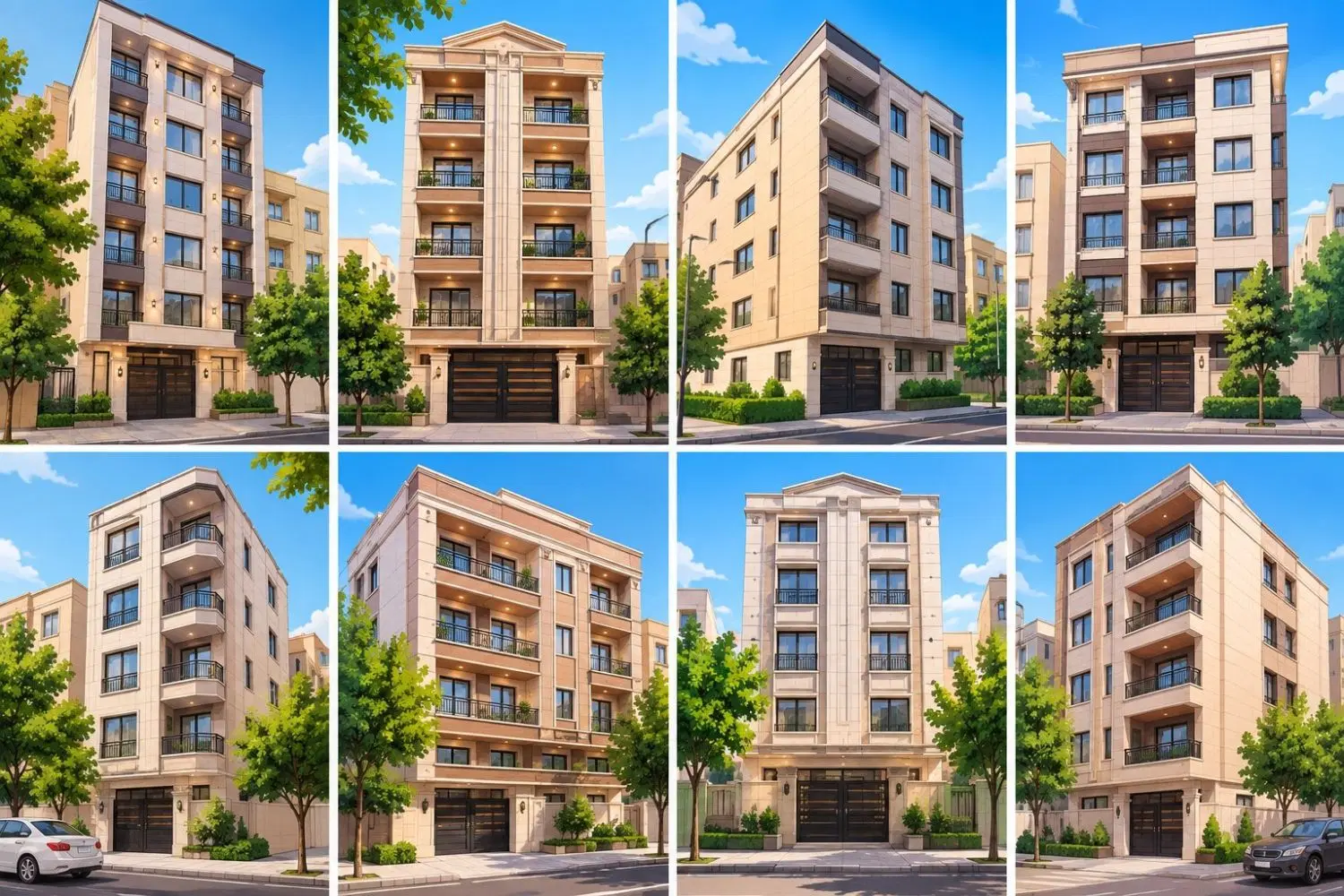 واحد ۵۵ متری . خیابان سراج . 1 خواب