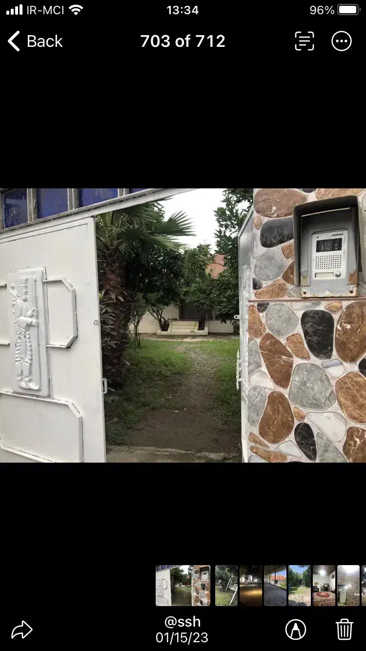 خانه ویلایی ۱۴۰۰مترباامتیازات  بر۴۵مترقابل سکونت